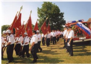 Prevzem novega vozila PGD Šulinci, leta 1998